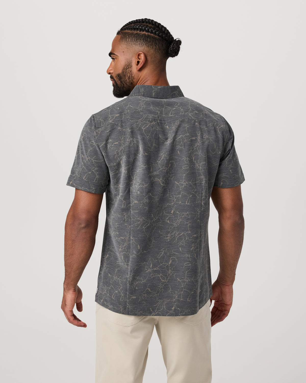 Short Sleeve Bridge Button Down Men's Root Shirt | Vuori