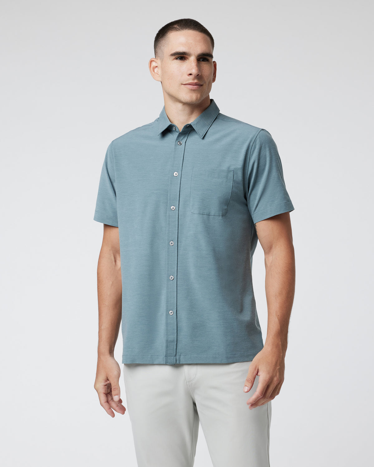 Short Sleeve Bridge Button Down Kashmir | Vuori On sale