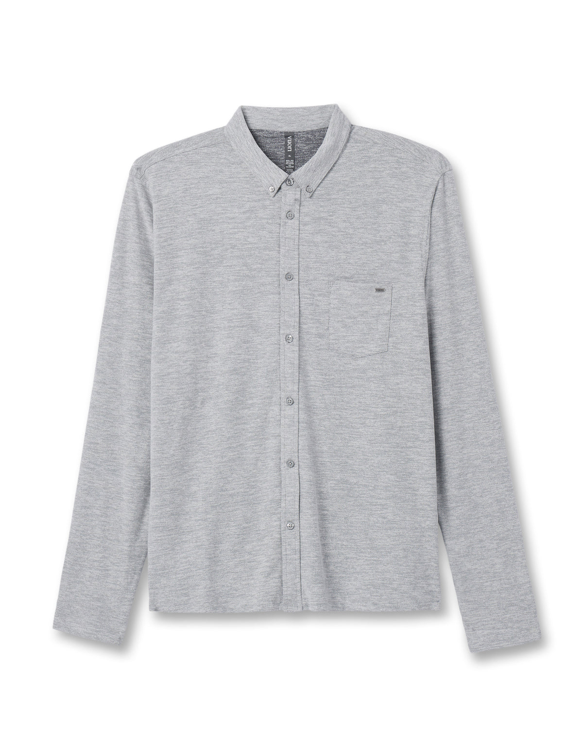 Long Sleeve Ace Button-Down Grey Button Down Shirt | Vuori For sale