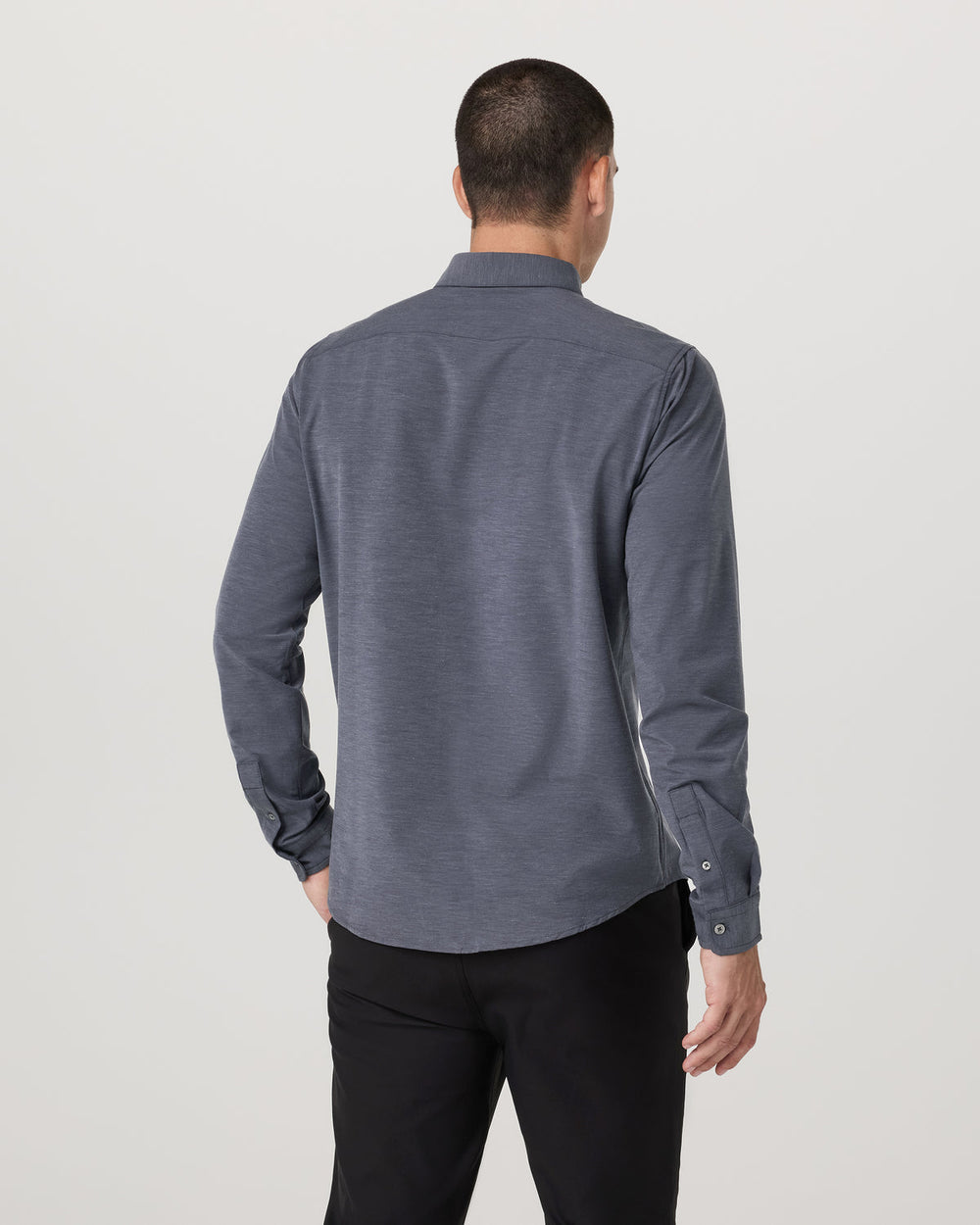 Long Sleeve Bridge Button Down Men's Moonlight Shirt | Vuori Outlet
