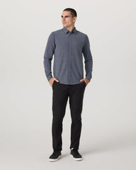 Long Sleeve Bridge Button Down Men's Moonlight Shirt | Vuori Outlet