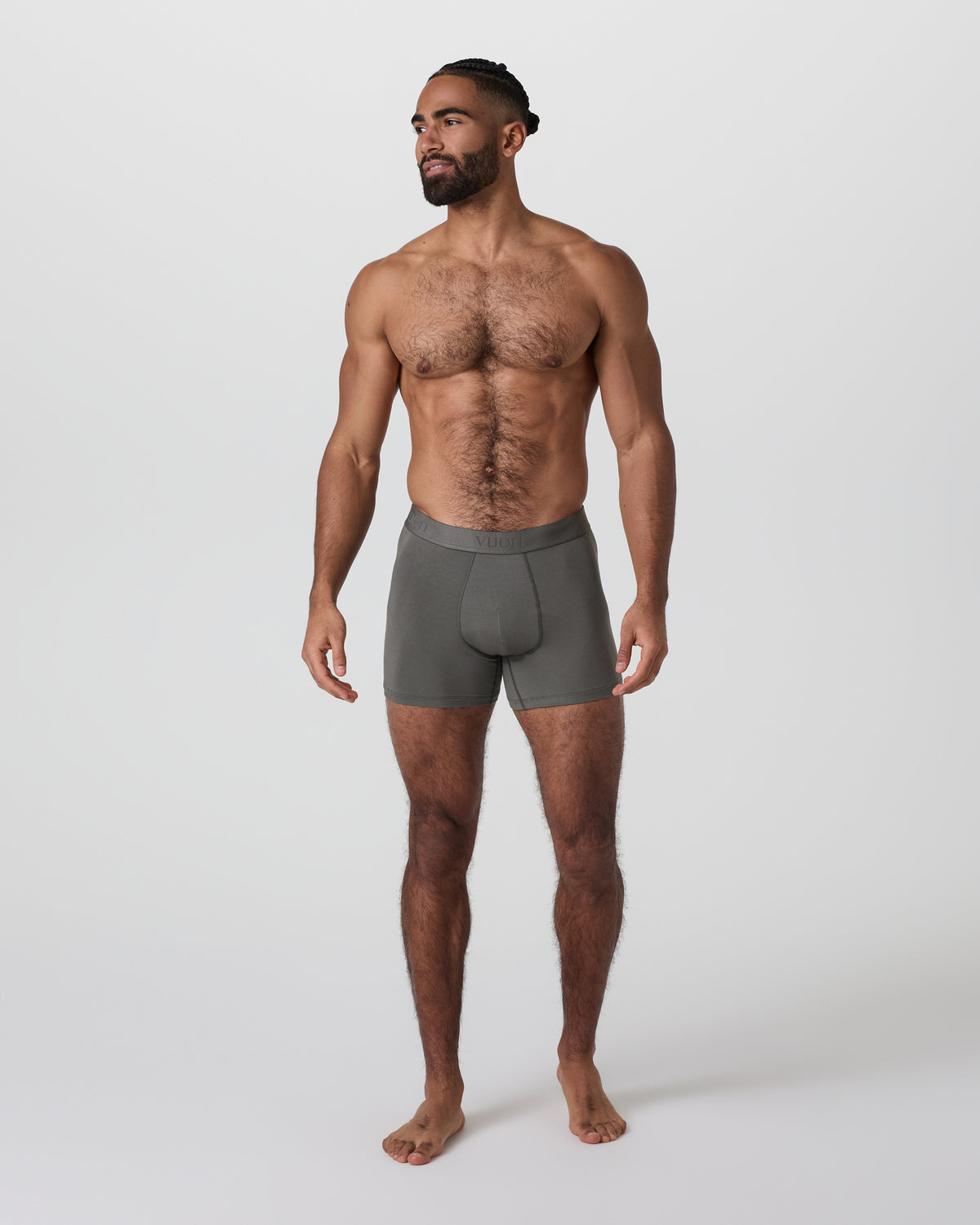 Lifestyle Boxer Brief Dark Pewter | Vuori Clothing