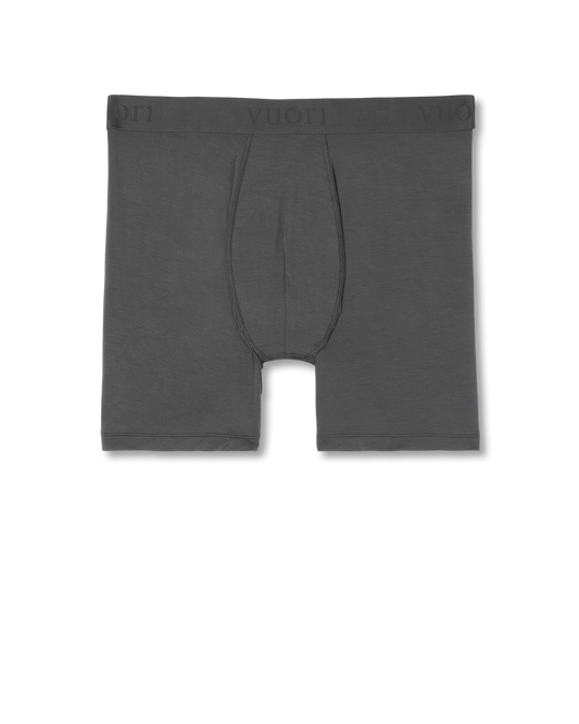 Lifestyle Boxer Brief 7" Men's Dark Pewter Boxer Briefs | Vuori Discount