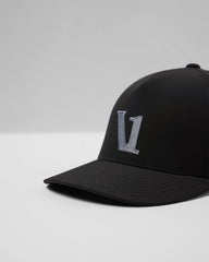 Magnitude Hat Black Adjustable Snapback | Vuori Online