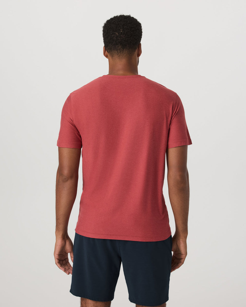 Strato Tech Tee Men's Fire Heather Performance Shirt | Vuori US