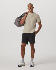 Short Sleeve Strato Pocket Tee-Relaxed Fit Truffle Heather | Vuori