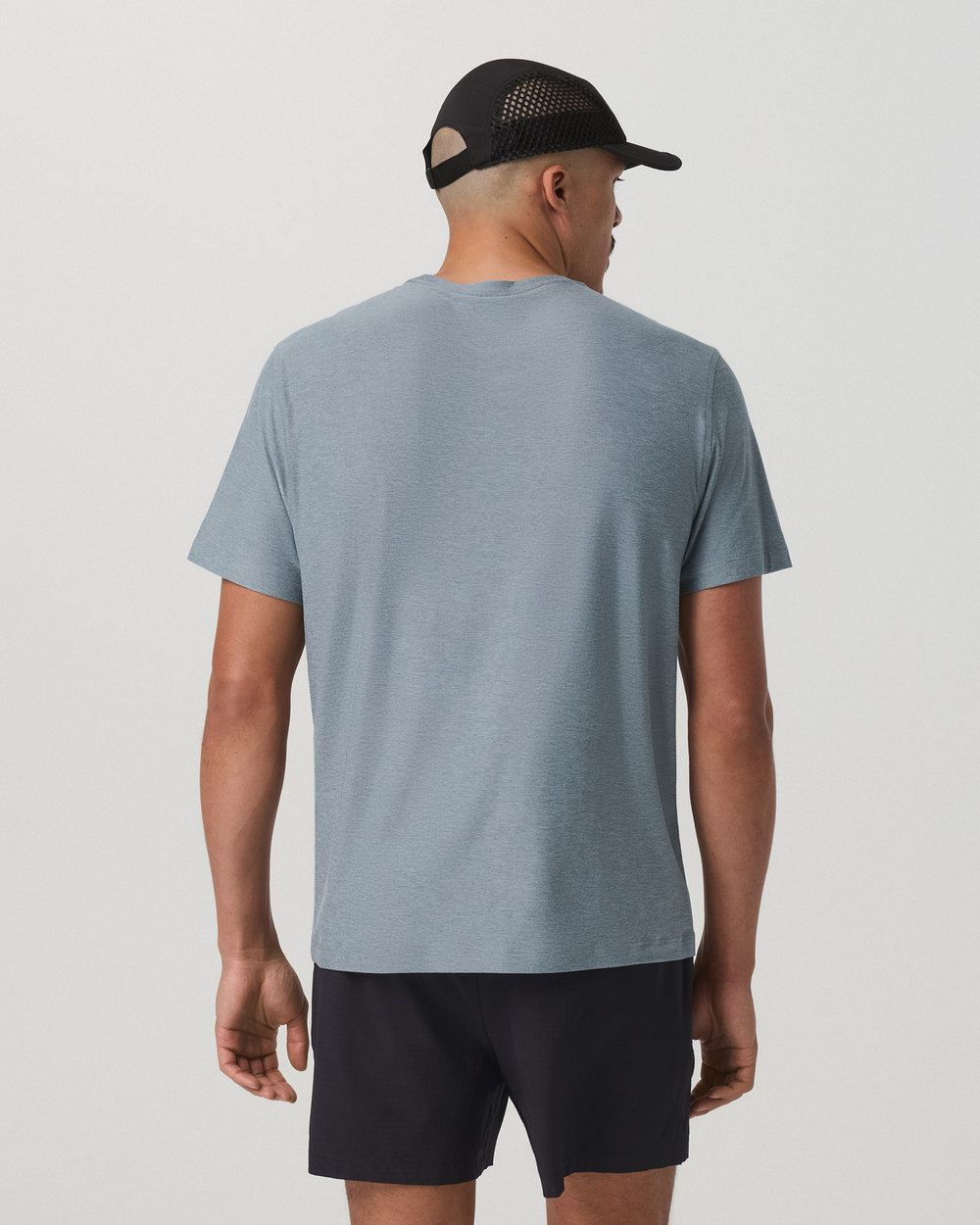 Short Sleeve Strato Pocket Tee-Relaxed Fit Dusty Blue Heather | Vuori Discount