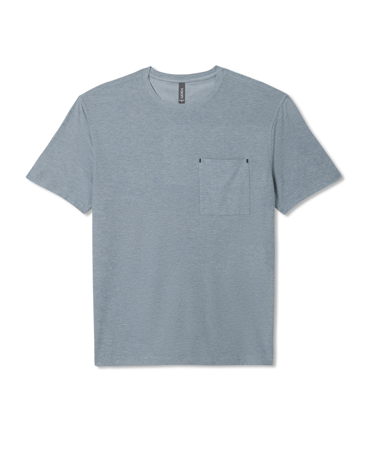 Short Sleeve Strato Pocket Tee-Relaxed Fit Dusty Blue Heather | Vuori Discount