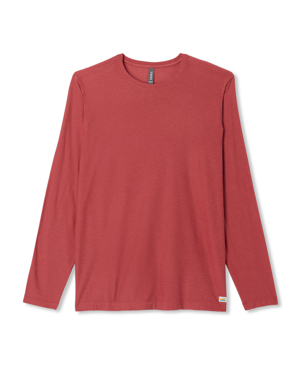 Long Sleeve Strato Tech Tee Fire Heather Workout Shirt | Vuori Sale
