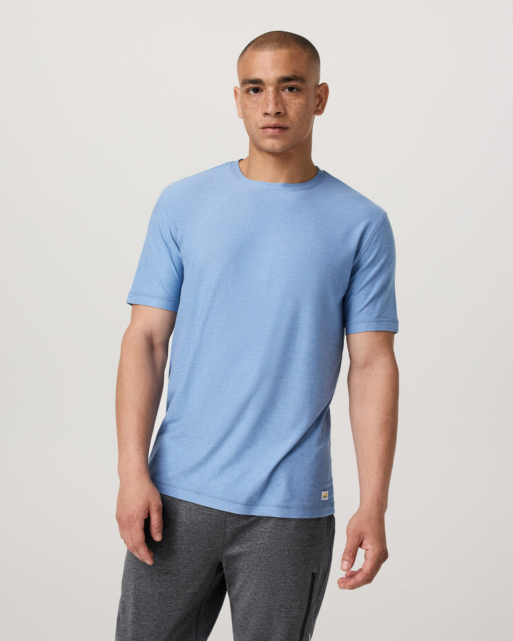 Strato Tech Tee Women's Isle Blue Heather T-Shirt | Vuori On sale