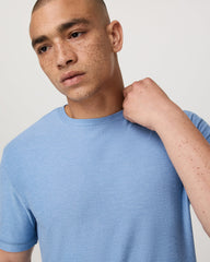 Strato Tech Tee Women's Isle Blue Heather T-Shirt | Vuori On sale