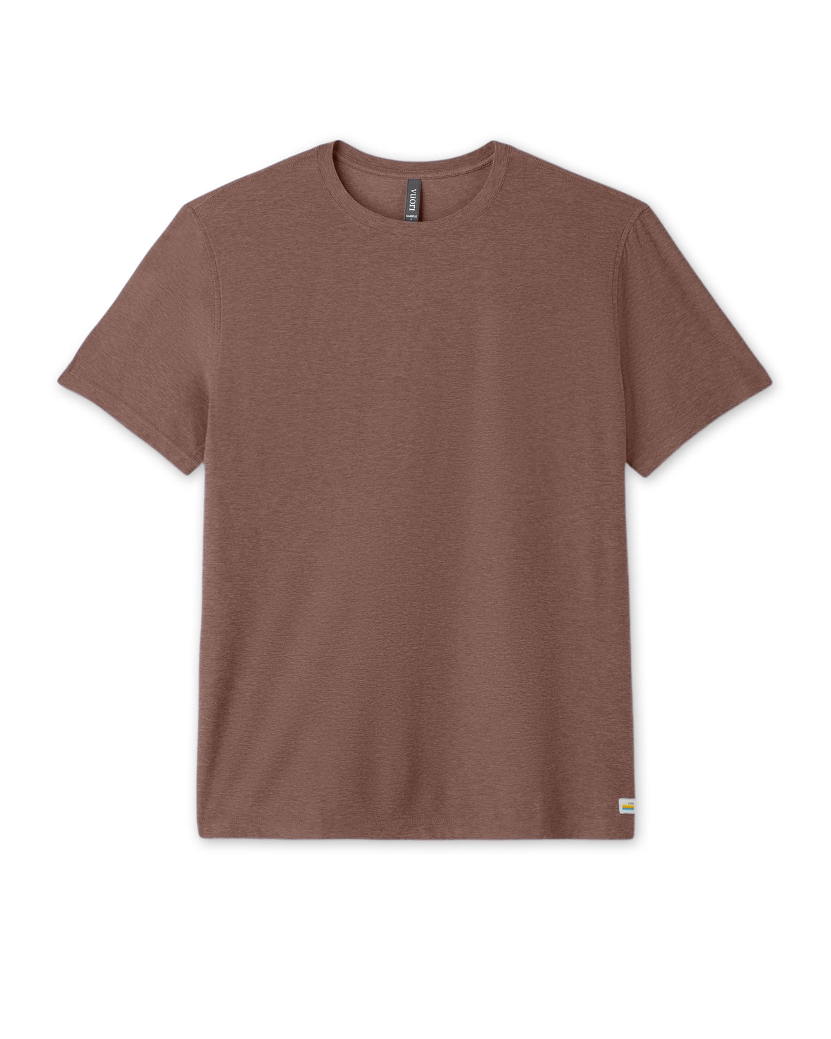 Strato Tech Tee Men's Sable Heather Performance T-Shirt | Vuori Online