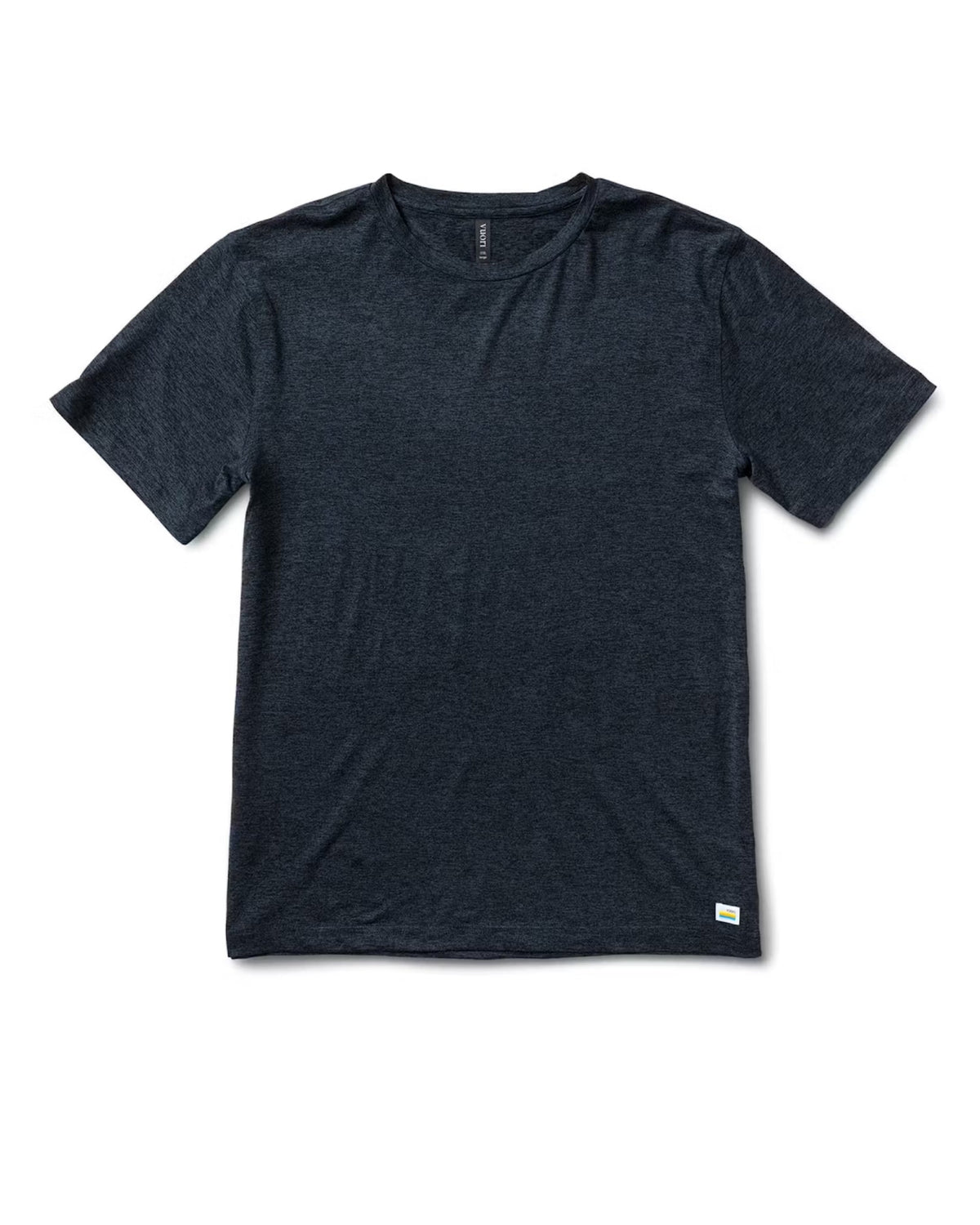 Strato Tech Tee Men's Navy Heather Blue Tee | Vuori Outlet
