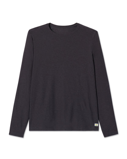 Long-Sleeve Strato Tech Tee Men's Charcoal Shirt | Vuori Discount