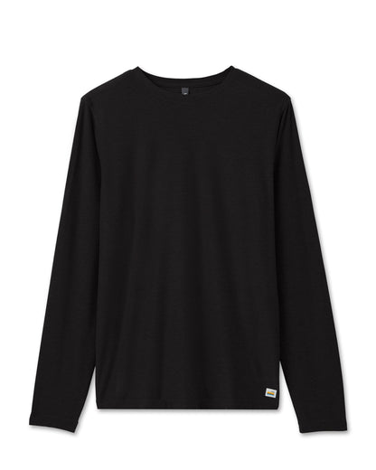 Long Sleeve Strato Tech Tee Men's Black Shirt | Vuori Sale