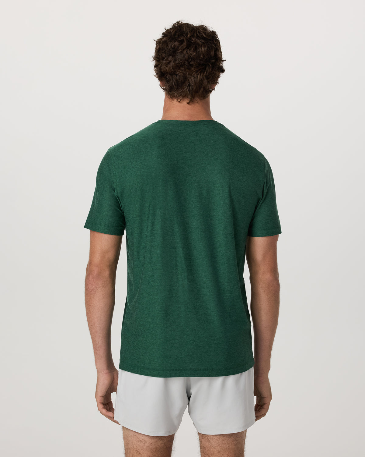 Strato Tech Tee Men's Viridian Heather Performance Shirt | Vuori On sale