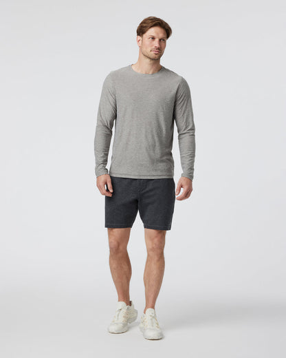 Long-Sleeve Strato Tech Tee Heather Grey Shirt | Vuori For sale