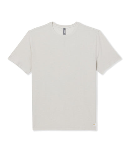 Strato Tech Tee Men's Mushroom Heather T-Shirt | Vuori Online