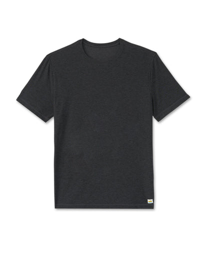 Strato Tech Tee Men's Charcoal Moisture Wicking Shirt | Vuori Outlet
