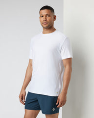 Strato Tech Tee Men's White Tech Shirt | Vuori Clothing