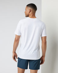 Strato Tech Tee Men's White Tech Shirt | Vuori Clothing