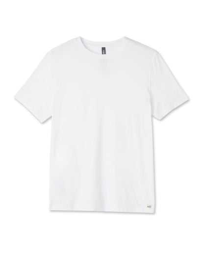 Strato Tech Tee Men's White Tech Shirt | Vuori Clothing
