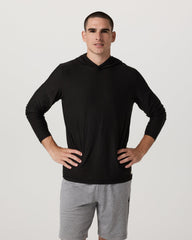 Strato Tech Hoodie Men's Black Long Sleeve Hoodie | Vuori