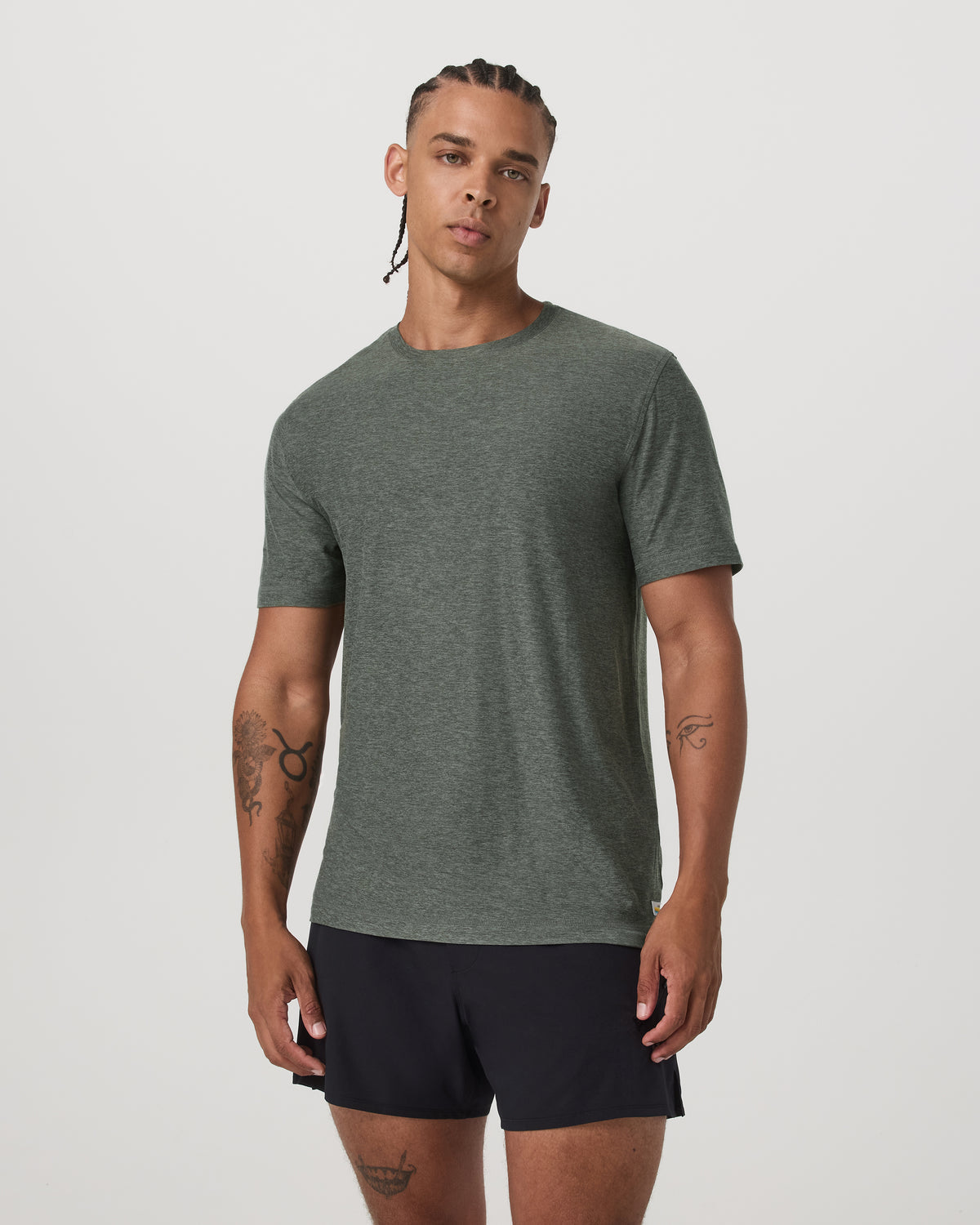 Strato Tech Tee Men's River Rock Heather T-Shirt | Vuori Discount