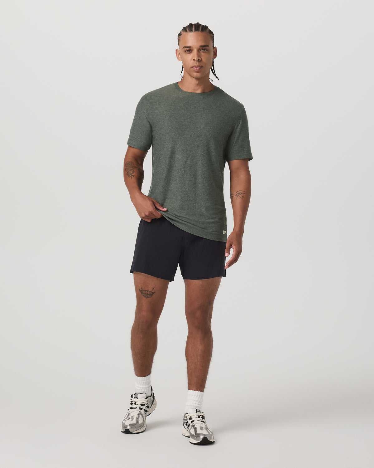 Strato Tech Tee Men's River Rock Heather T-Shirt | Vuori Discount