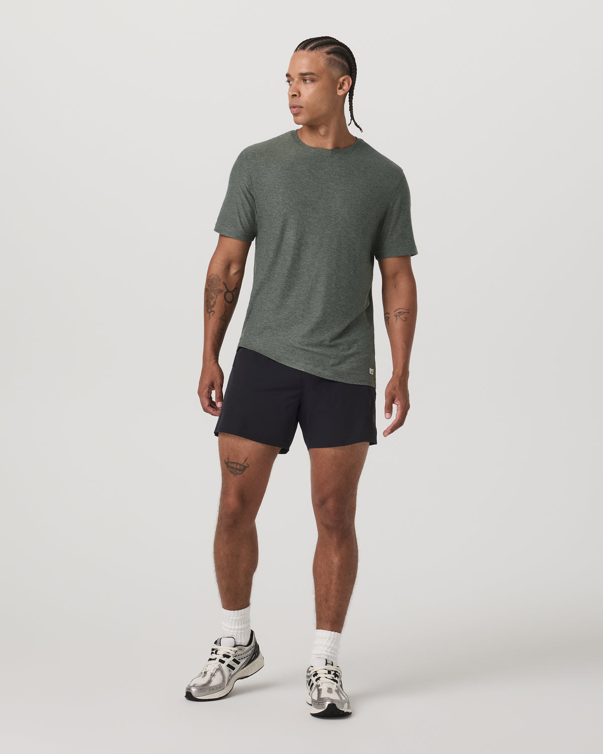 Strato Tech Tee Men's River Rock Heather T-Shirt | Vuori Discount
