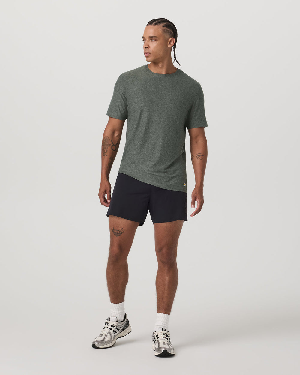 Strato Tech Tee Men's River Rock Heather T-Shirt | Vuori Discount