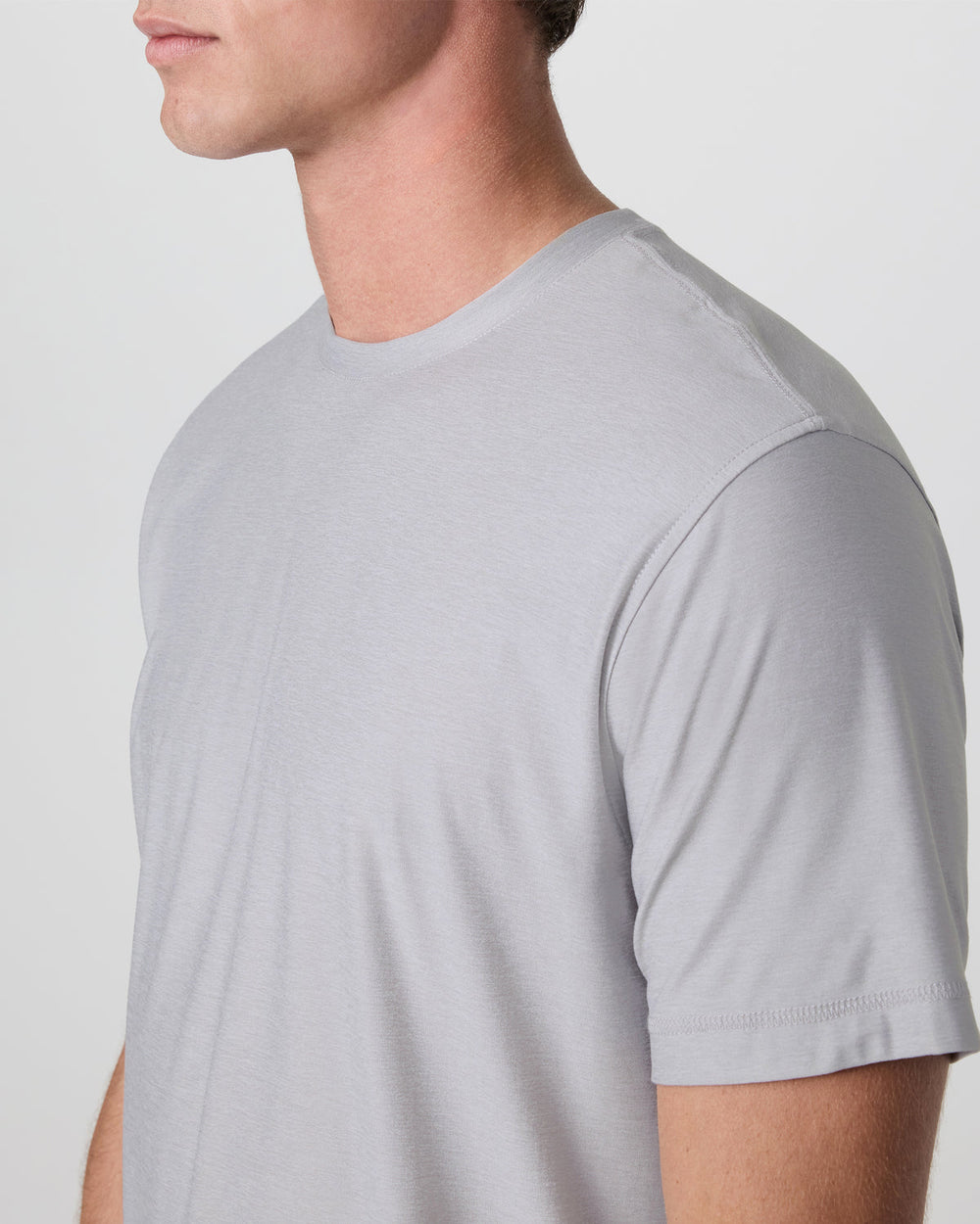 Strato Tech Tee Platinum White Tech Workout Shirt | Vuori For sale
