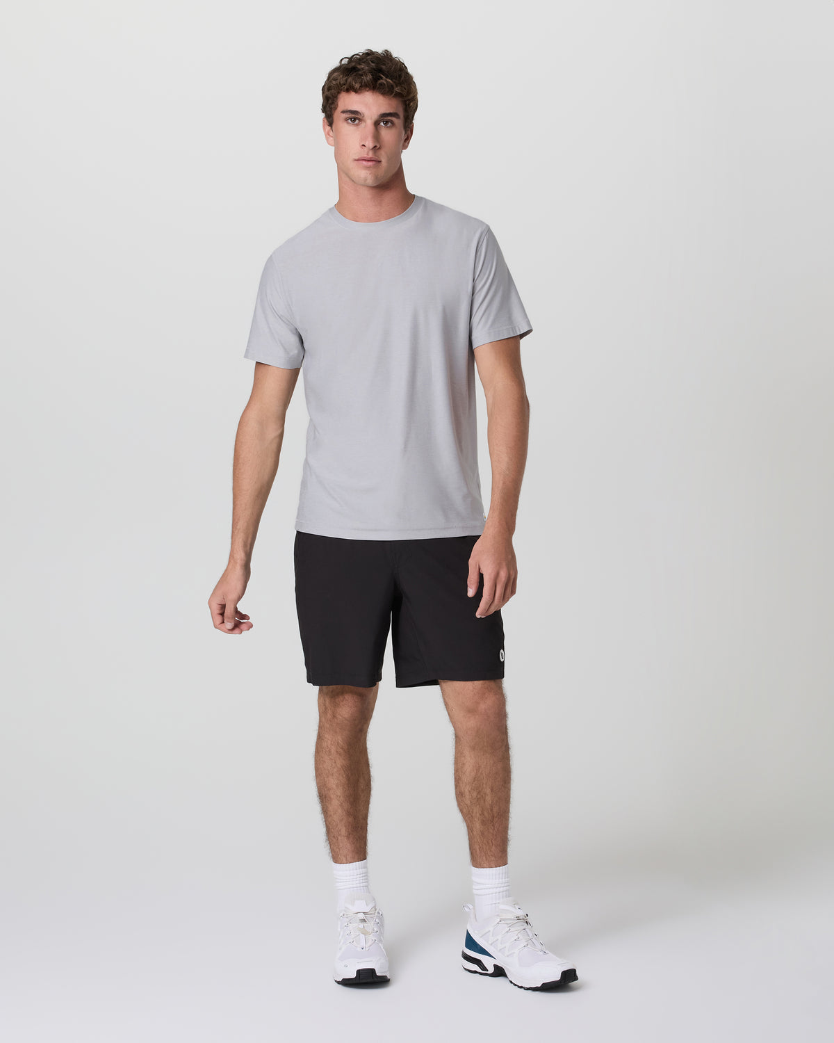 Strato Tech Tee Platinum White Tech Workout Shirt | Vuori For sale