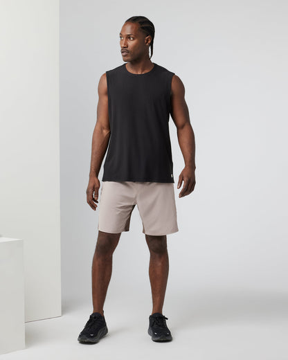 Strato Muscle Tee Men's Black Muscle Shirt | Vuori Online