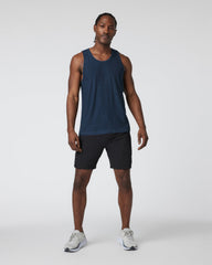 Strato Tech Tank Men's Navy Heather Tank Top | Vuori Clothing