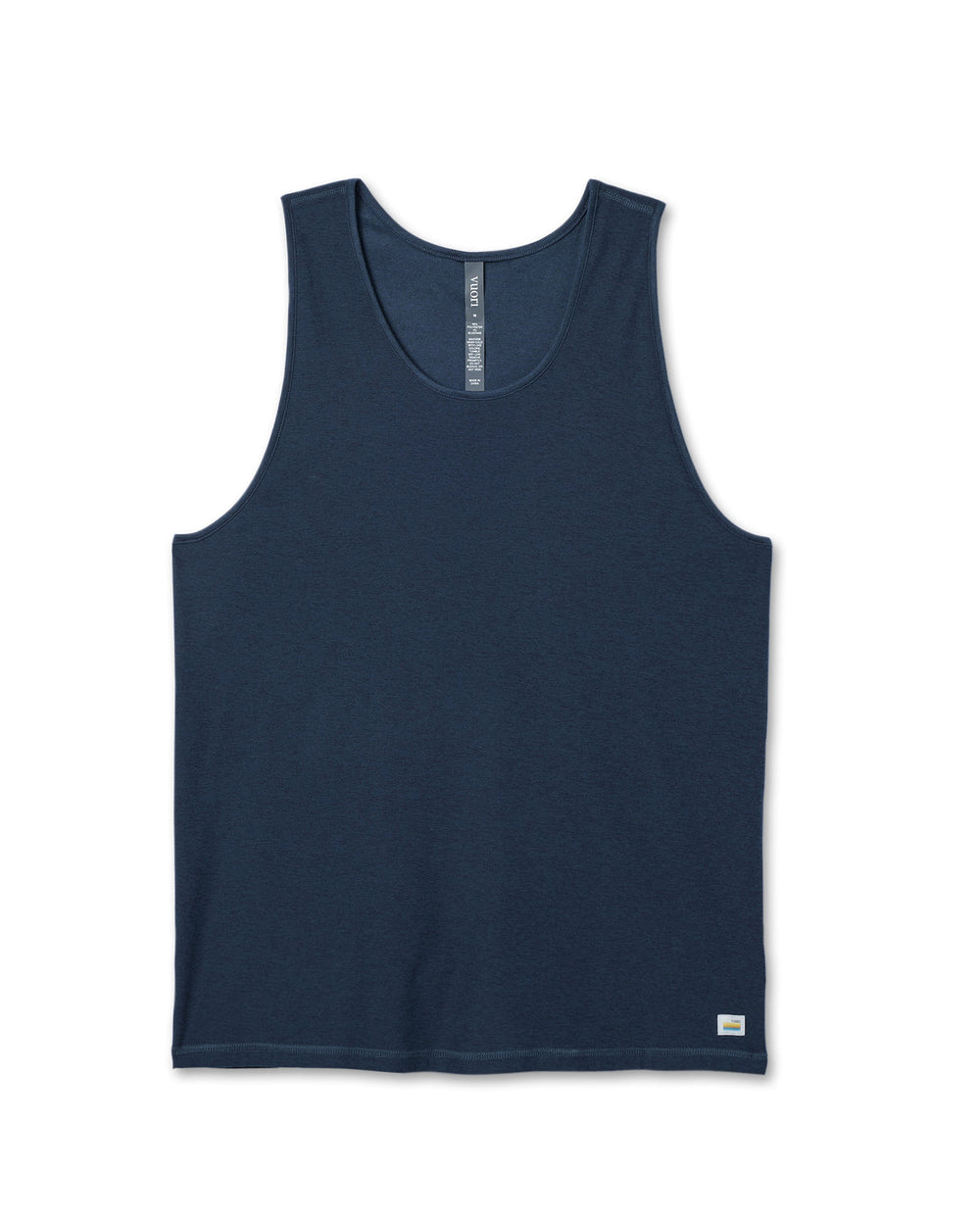 Strato Tech Tank Men's Navy Heather Tank Top | Vuori Clothing