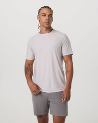 Strato Tech Tee Men's Thistle Heather Performance Shirt | Vuori