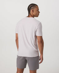 Strato Tech Tee Men's Thistle Heather Performance Shirt | Vuori