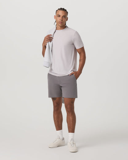 Strato Tech Tee Men's Thistle Heather Performance Shirt | Vuori