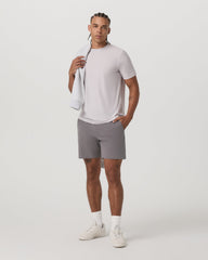 Strato Tech Tee Men's Thistle Heather Performance Shirt | Vuori
