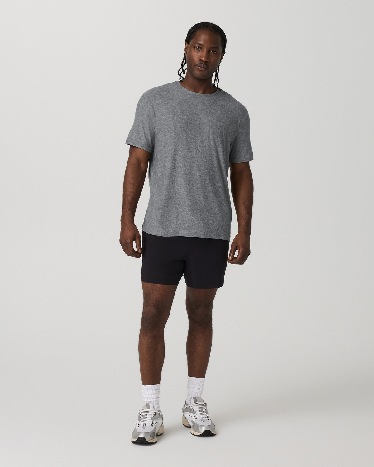 Short Sleeve Strato Tech Tee - Relaxed Fit Heather Grey | Vuori Discount