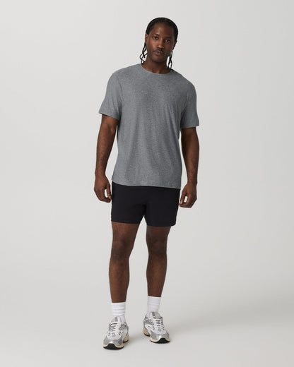 Short Sleeve Strato Tech Tee - Relaxed Fit Heather Grey | Vuori Discount
