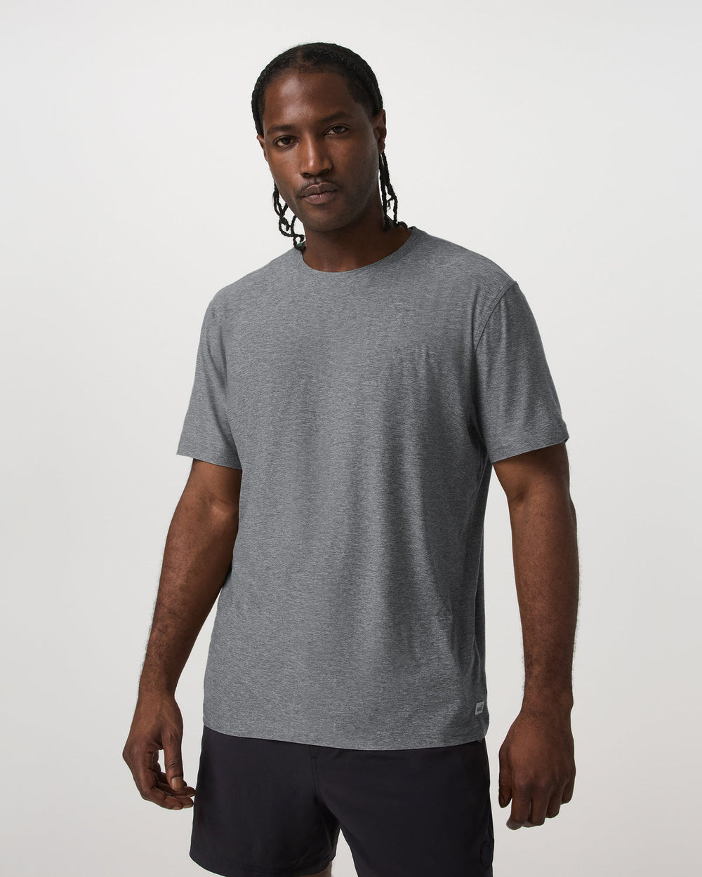 Short Sleeve Strato Tech Tee - Relaxed Fit Heather Grey | Vuori Discount
