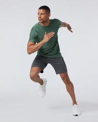 Strato Tech Tee Men's Sea Pine Heather Workout Shirt | Vuori Sale