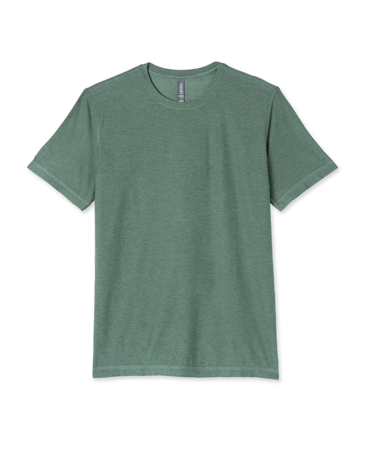 Strato Tech Tee Men's Sea Pine Heather Workout Shirt | Vuori Sale