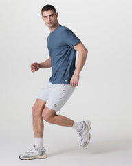 Strato Tech Tee Men's Pool Blue Workout Shirt | Vuori Outlet