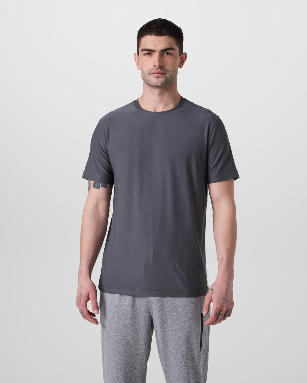 Strato Tech Tee Men's Moonlight Workout Shirt | Vuori US