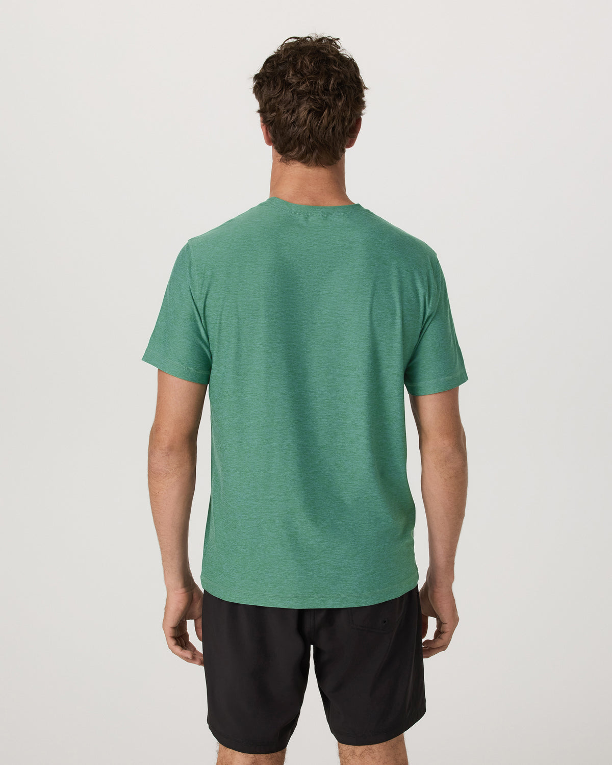 Strato Tech Tee Men's Hedge Green Workout Shirt | Vuori Sale