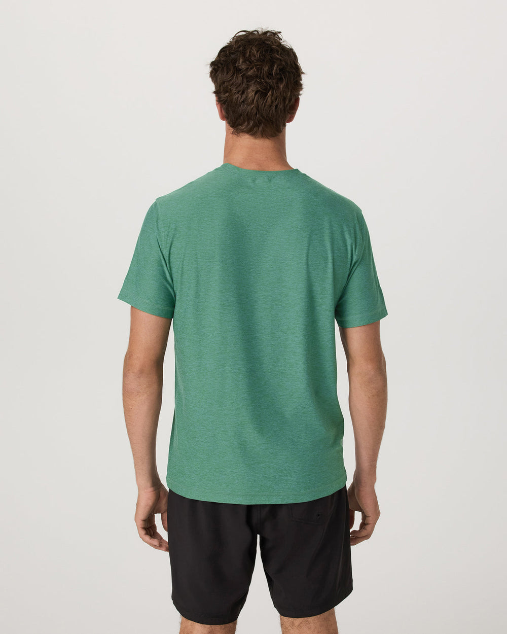 Strato Tech Tee Men's Hedge Green Workout Shirt | Vuori Sale