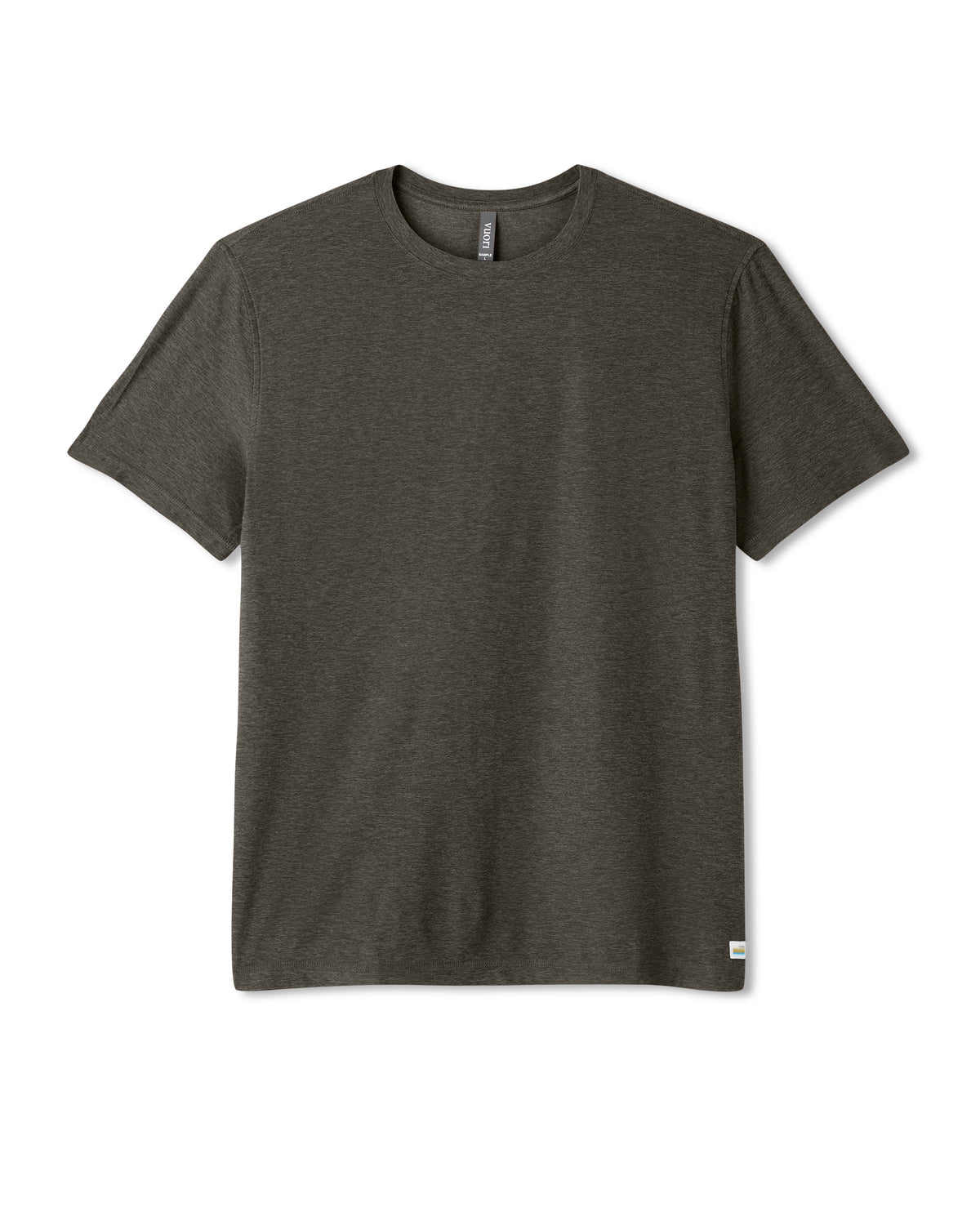 Strato Tech Tee Men's Dark Oregano Heather T-Shirt | Vuori